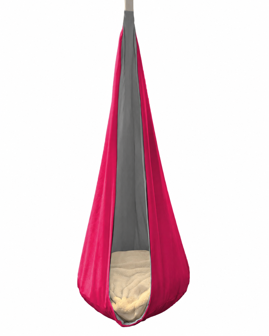 Indoor Hanging Cocoon Chair – Reversible Sensory Seat