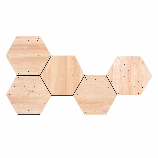 Hexagon Rock Wall Panel + FLAT FRAME - Smart Playrooms