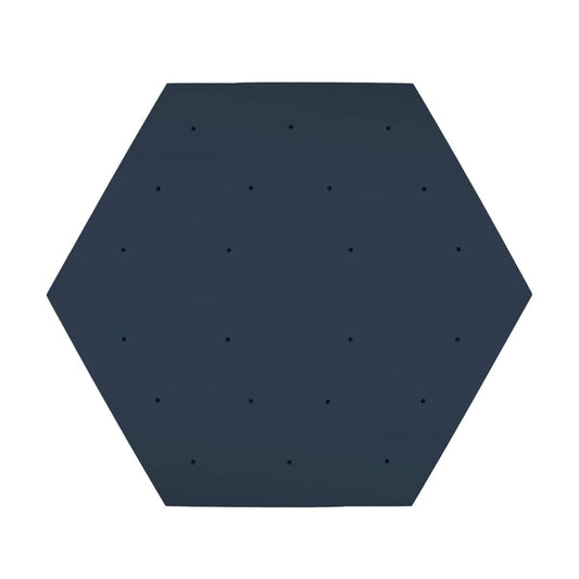 Elevate hexagon rock wall panel for kids in navy blue color designed for climbing fun