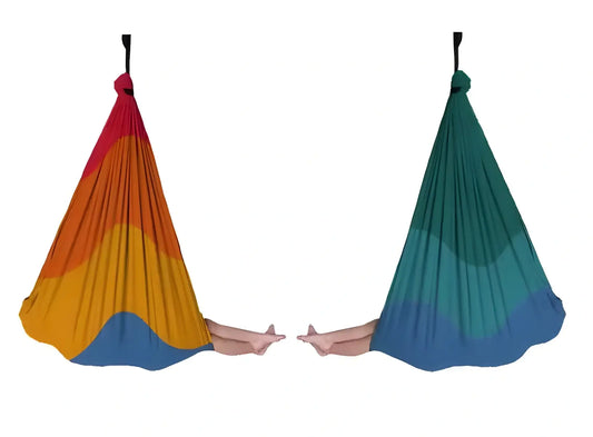SAVOIZ sensory swing for kids in vibrant colors, perfect for play and relaxation