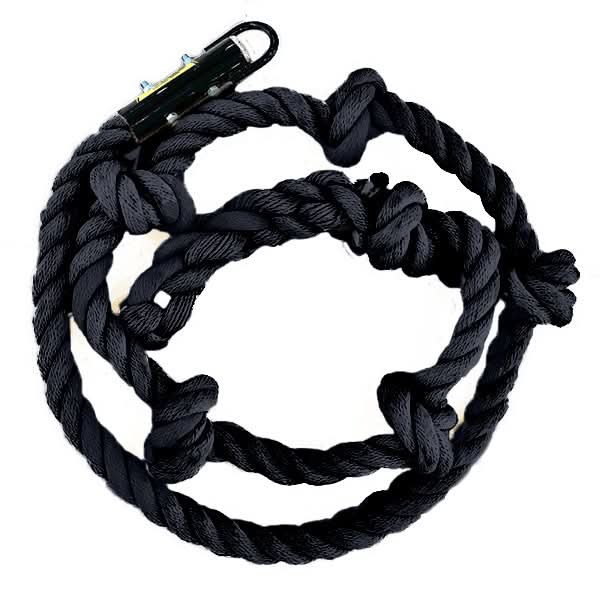 Jammar Indoor Climbing Rope for Kids in Black, durable and safe for climbing activities