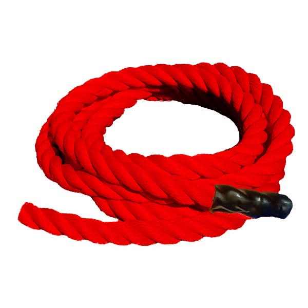 Jammar Indoor Climbing Rope for Kids in Bright Red colors with Durable Design for Safe Indoor Play