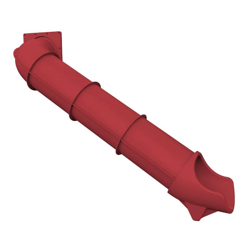 Dunrite indoor hook tube slide in red designed for fun indoor playtime activities