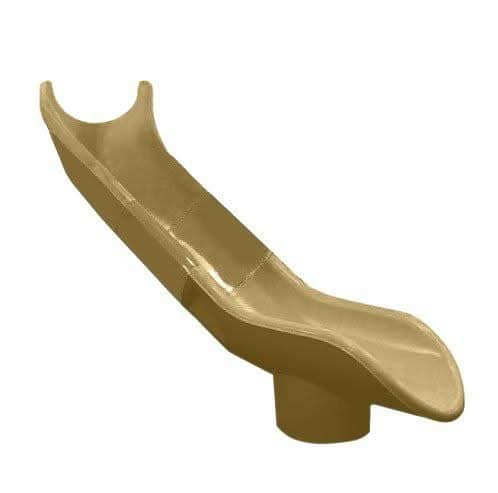 Dunrite indoor playroom slide in beige color designed for safe and fun indoor play