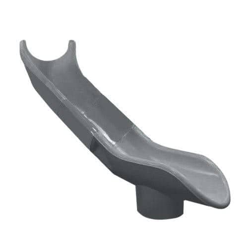 Dunrite Indoor Playroom Slide in Gray for Kids' Fun and Safety