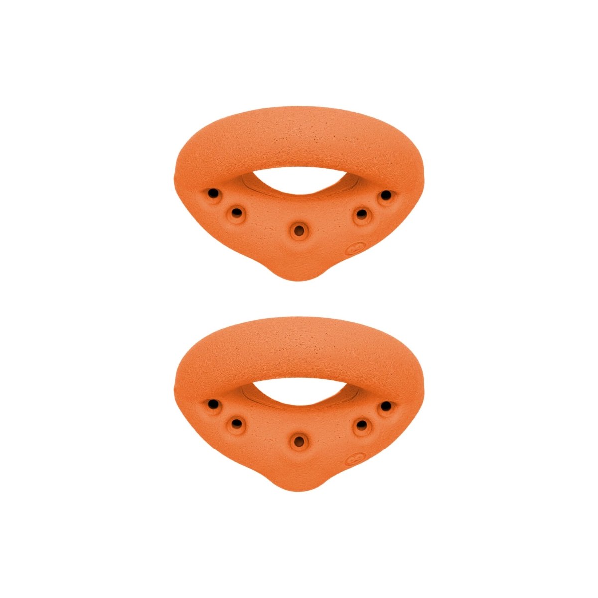 JZN kids rock climbing wall holds in orange, perfect for safe indoor climbing activities