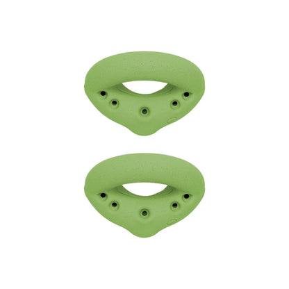 JZN kids rock climbing wall holds in green, ideal for enhancing climbing skills and safety for young climbers