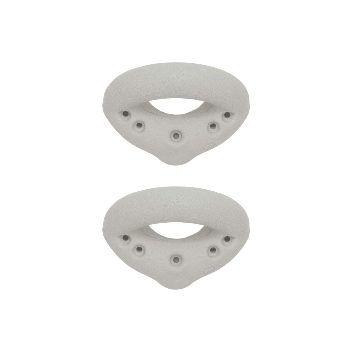 JZN kids rock climbing wall holds in white for safe indoor climbing fun