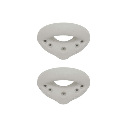 JZN kids rock climbing wall holds in white for safe indoor climbing fun