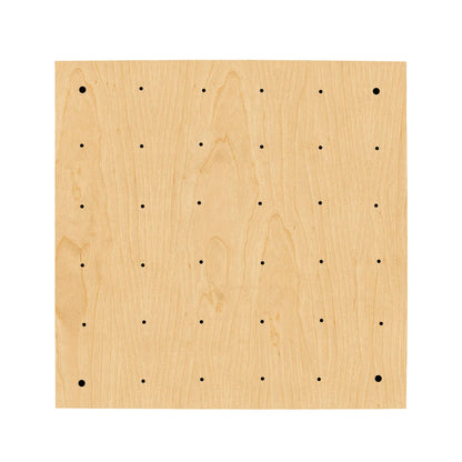 Elevate kids rock climbing wall panel made of sturdy wood with evenly spaced climbing holds