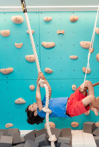 Knotted Climbing Rope - Tan - Smart Playrooms