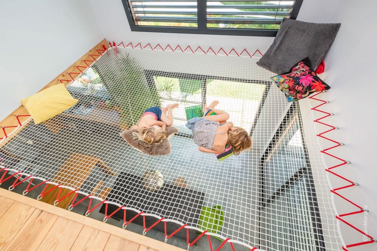 Large Hammock Net Set + Playhouse Window Net - Smart Playrooms