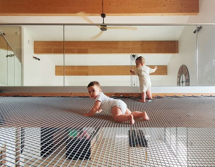 Large Hammock Net Set + Playhouse Window Net - Smart Playrooms