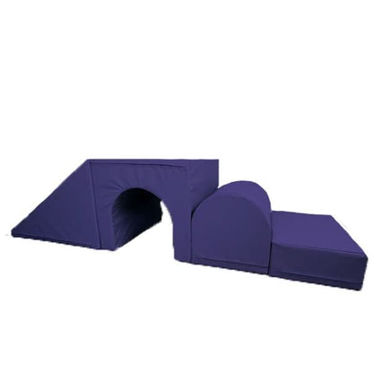 AK Athletics large soft play shapes for kids in purple, perfect for active play and learning