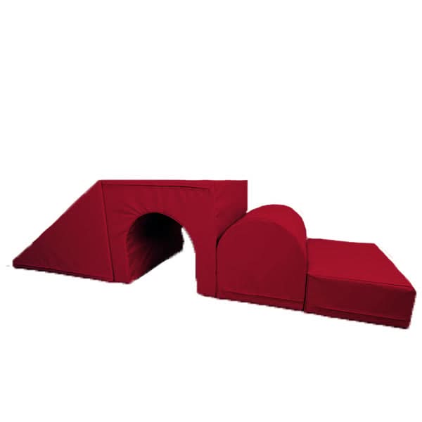 AK Athletics large soft play shapes for kids in red color designed for active play and development
