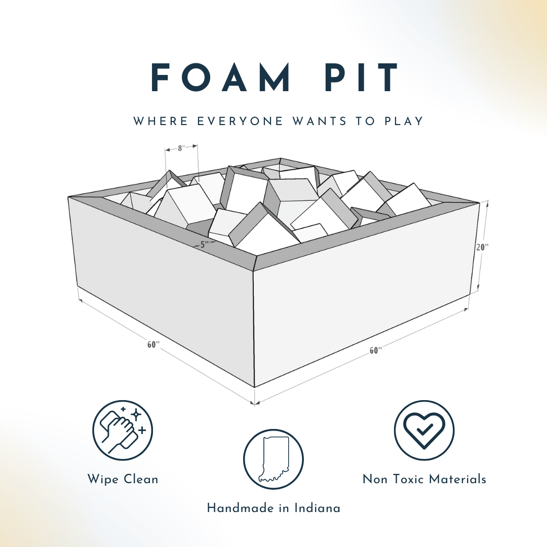 Light Gray Foam Pit Bundle - Smart Playrooms