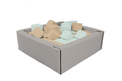 Light Gray Foam Pit Bundle - Smart Playrooms