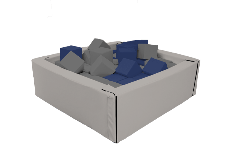 Light Gray Foam Pit Bundle - Smart Playrooms