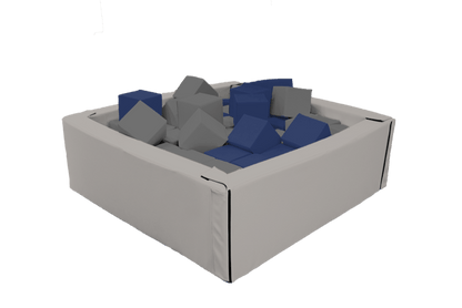 Light Gray Foam Pit Bundle - Smart Playrooms