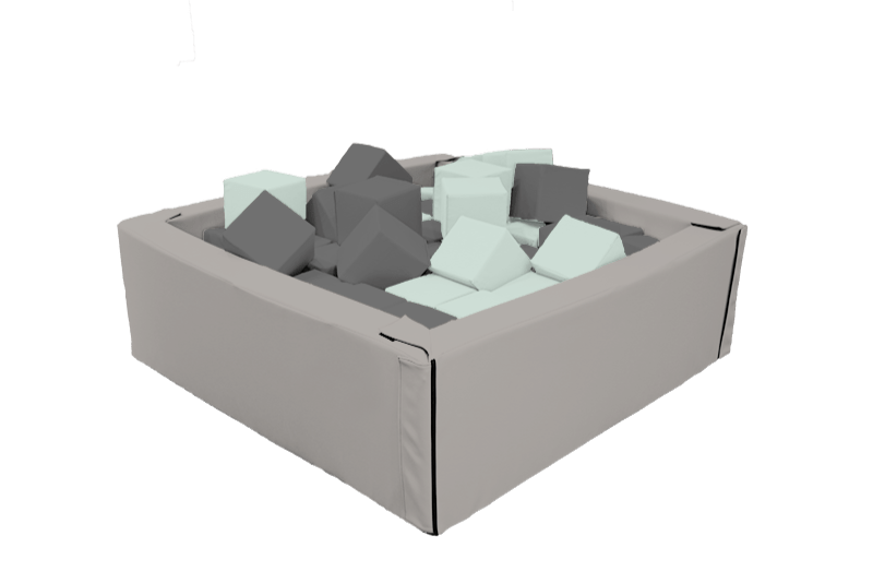 Light Gray Foam Pit Bundle - Smart Playrooms