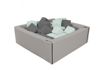 Light Gray Foam Pit Bundle - Smart Playrooms