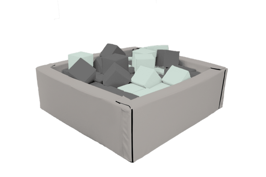 Light Gray Foam Pit Bundle - Smart Playrooms