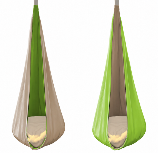 Indoor Hanging Cocoon Chair – Reversible Sensory Seat