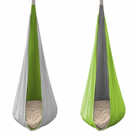 Indoor Hanging Cocoon Chair – Reversible Sensory Seat