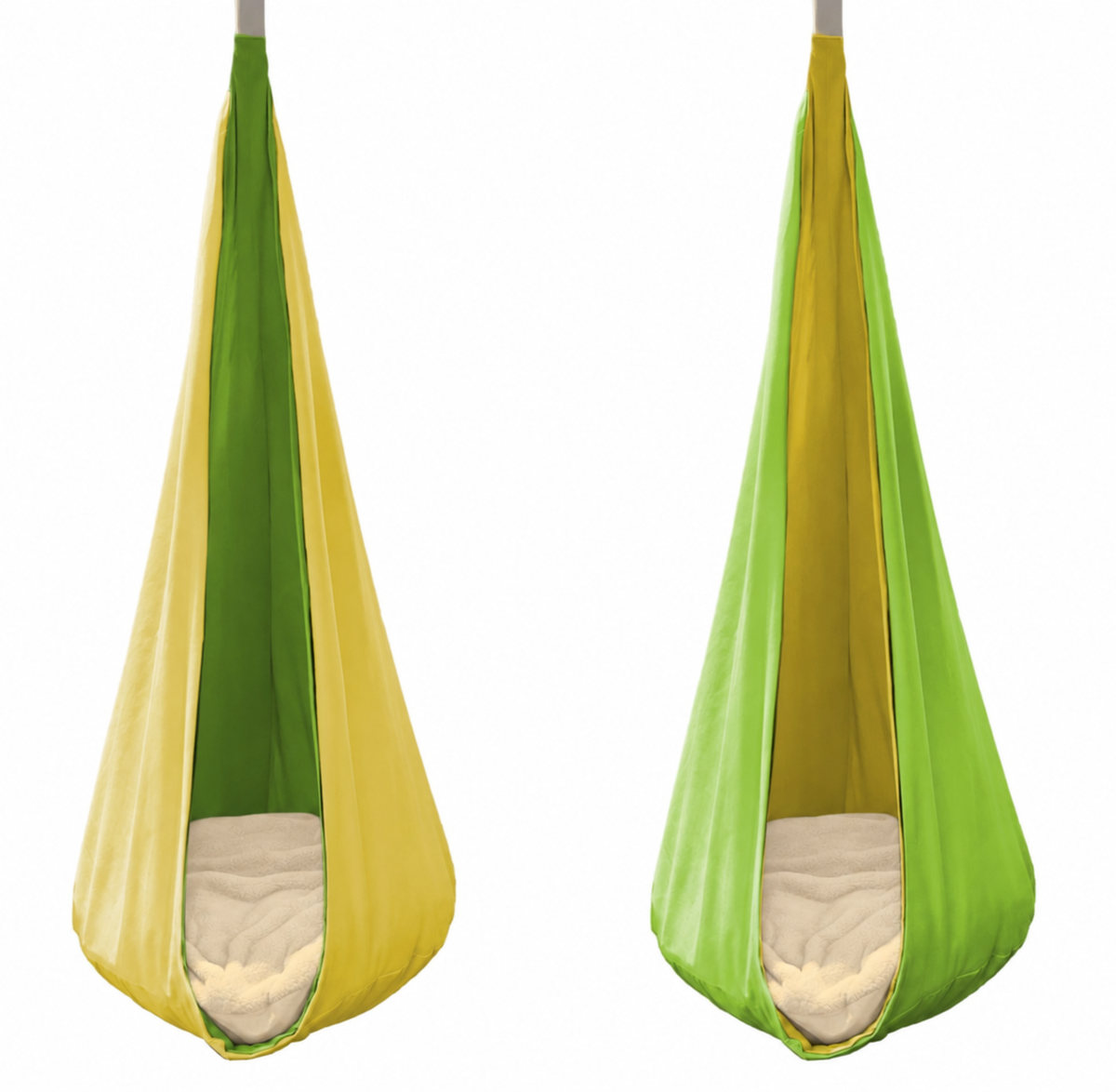 Indoor Hanging Cocoon Chair – Reversible Sensory Seat