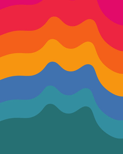 Make A Wave Wall Paper - Smart Playrooms