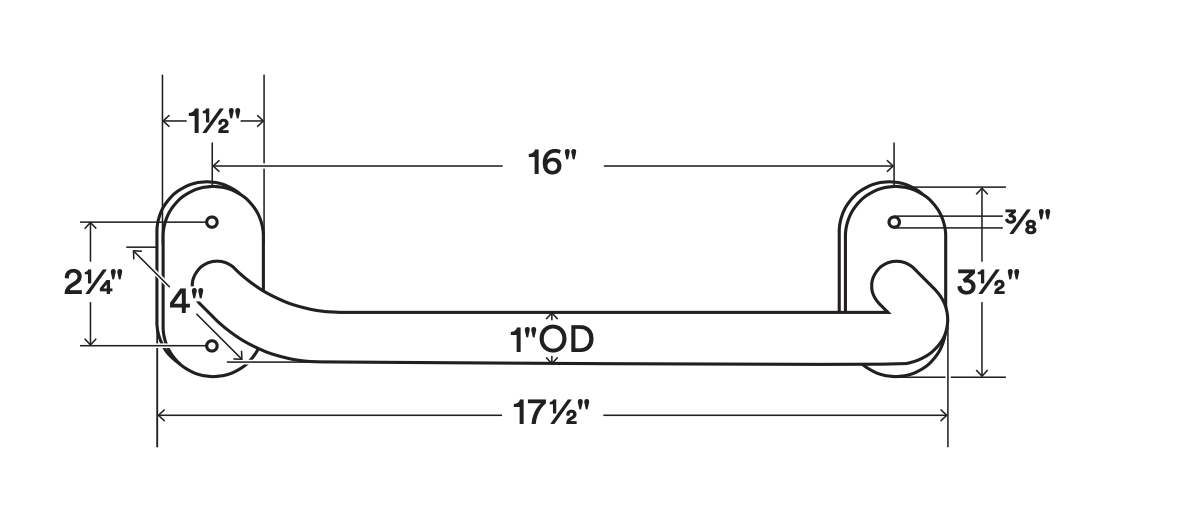 Matte Monkey Bars + Hardware - Smart Playrooms