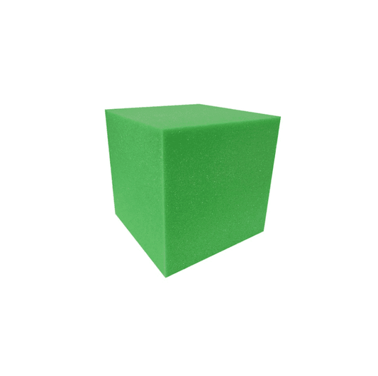 Envirolite green Montessori foam cubes for safe and fun learning activities