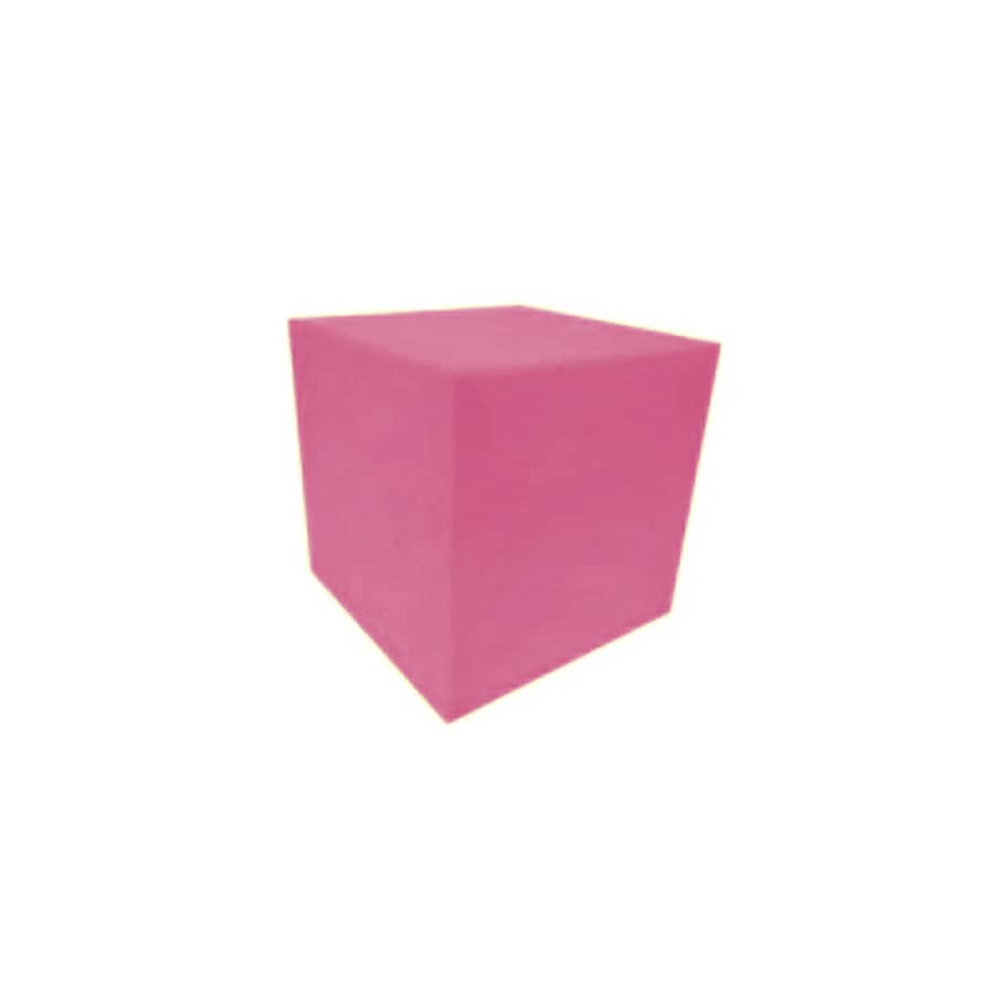 Envirolite Montessori foam cubes in vibrant pink for educational play and learning activities