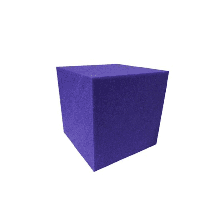 Envirolite Montessori foam cubes in vibrant purple color for educational play and physical development