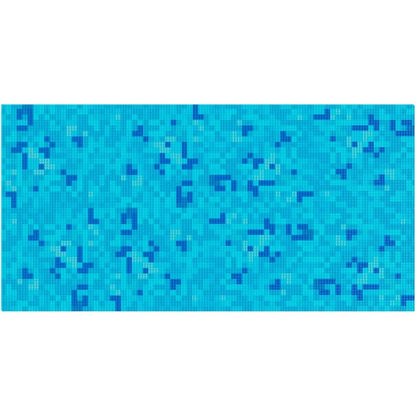 Blue mosaic brick building board for creative STEM activities and projects