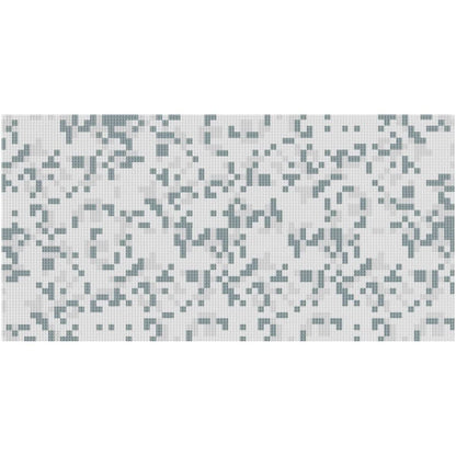 Mosaic brick building board with a decorative pattern for creative STEM activities