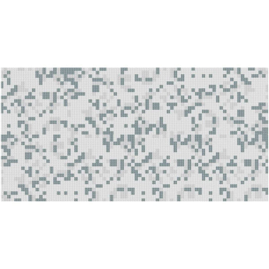 Mosaic brick building board with a decorative pattern for creative STEM activities