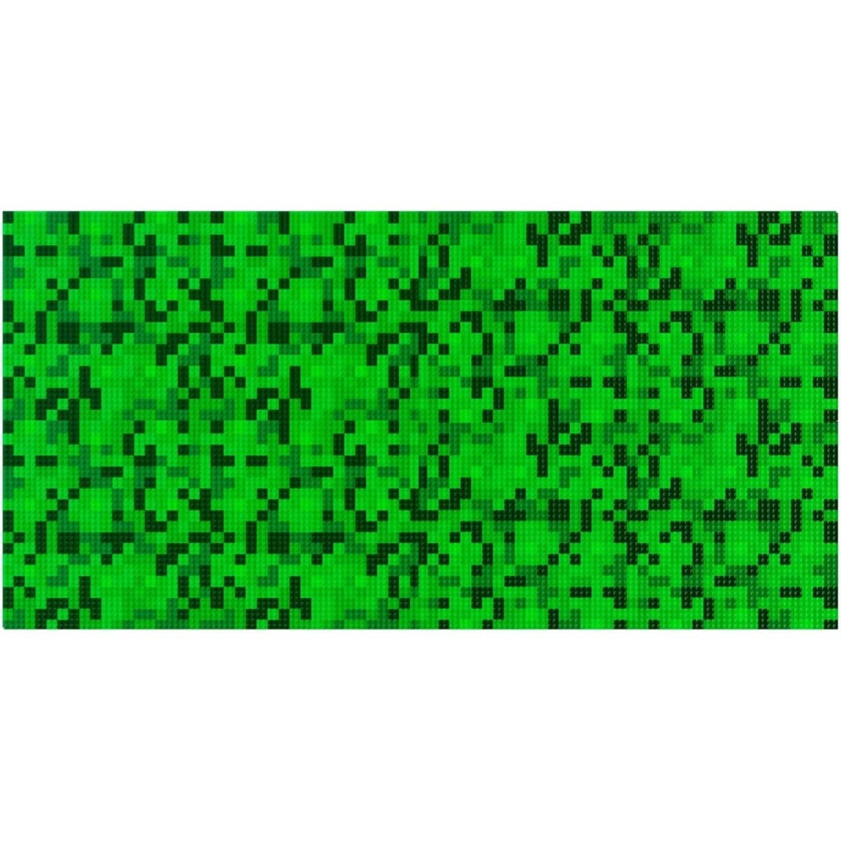 Slab Dream Lab Mosaic Brick Building Board in vibrant green for creative STEM activities