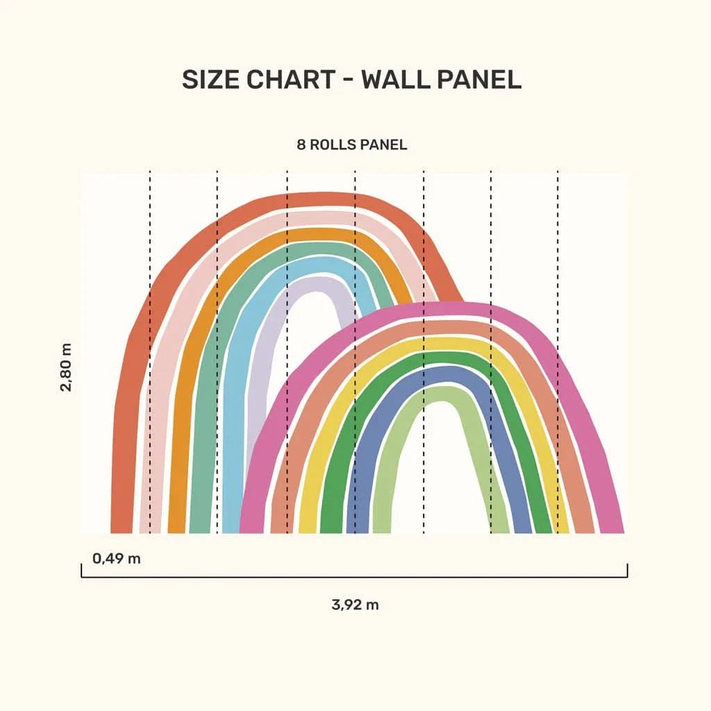Over the Rainbow Wallpaper - Smart Playrooms