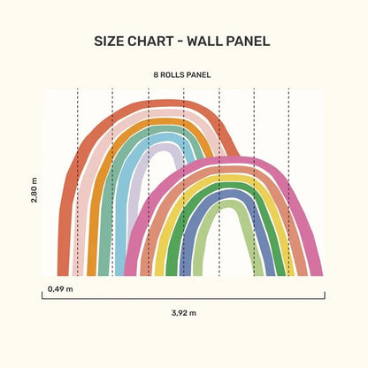 Over the Rainbow Wallpaper - Smart Playrooms