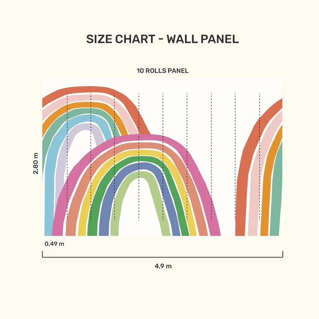 Over the Rainbow Wallpaper - Smart Playrooms