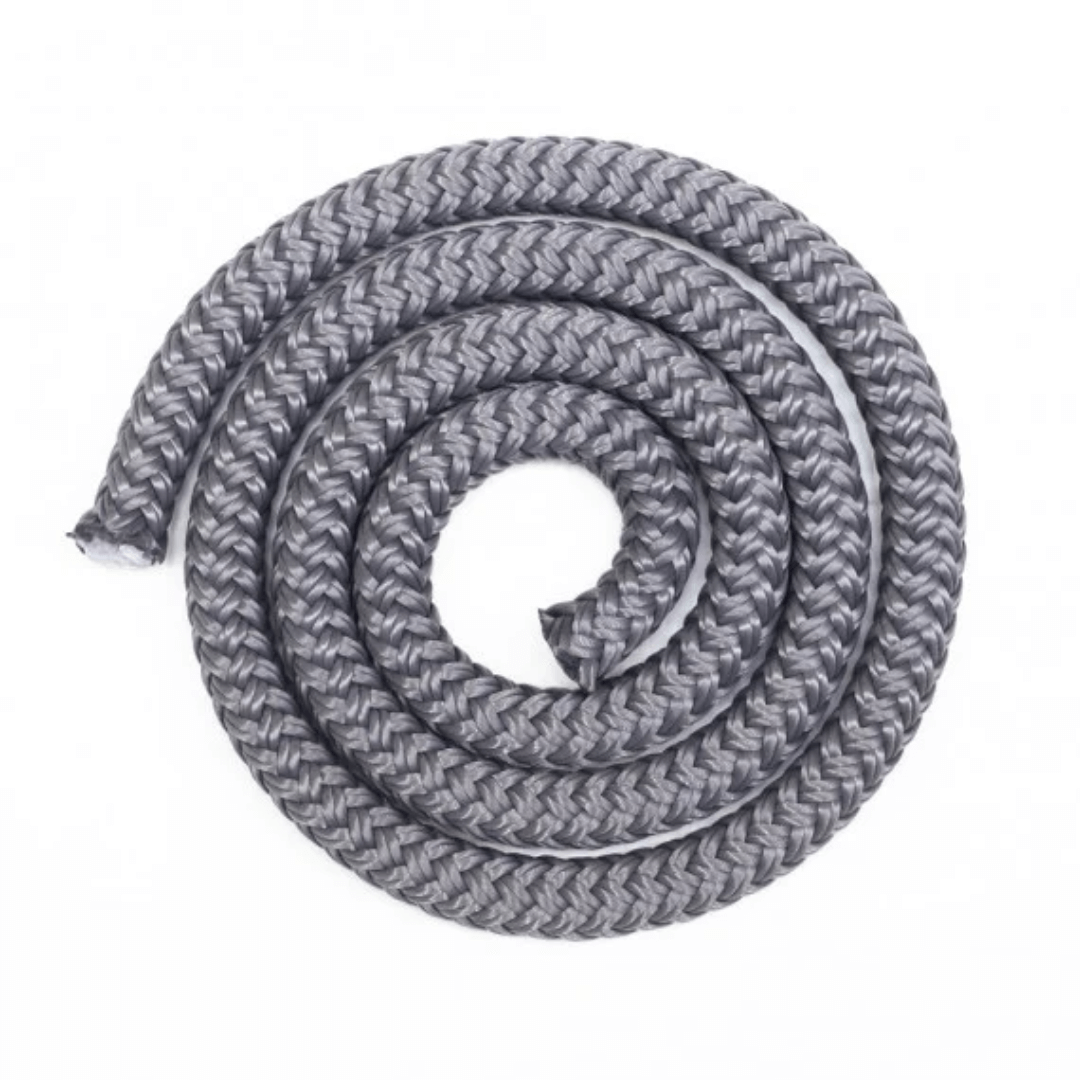 Durable climbing rope in gray, perfect for playroom hammock net set installation and outdoor adventures