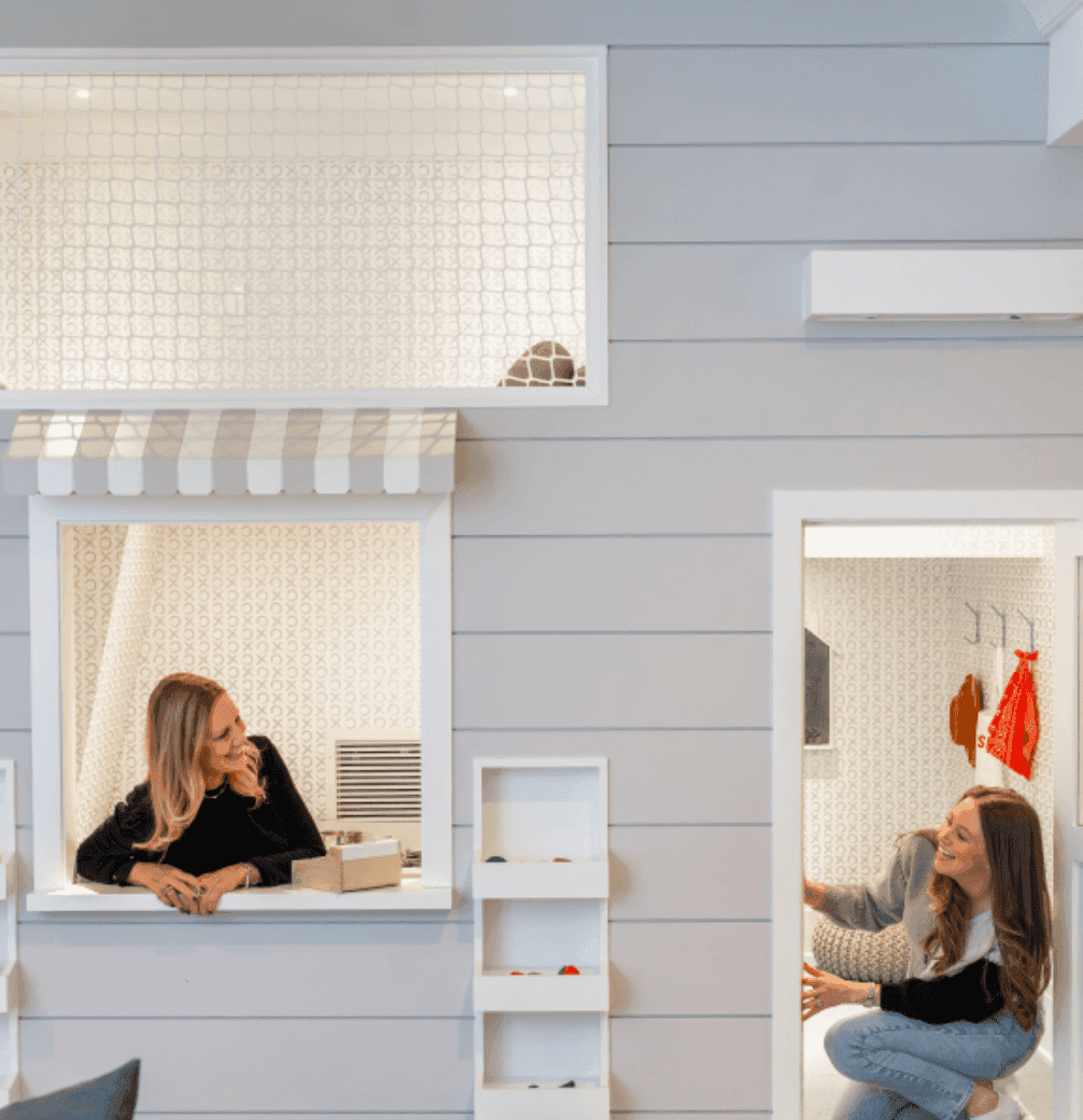 Loft Nets playroom hammock net set for fun indoor climbing and relaxation in a stylish playroom