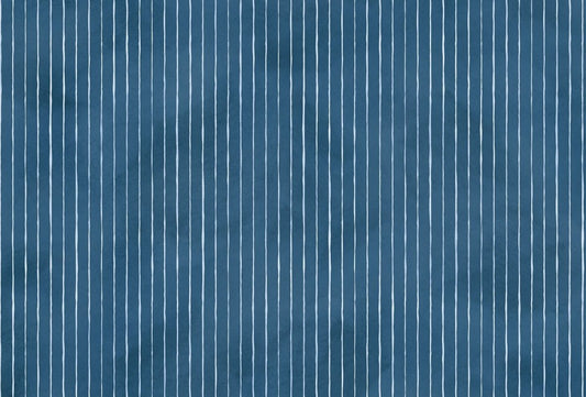 Cara Saven Blue Striped Playroom Wallpaper for a Stylish and Fun Children's Room