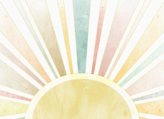 Rainbow Sun Wallpaper - Smart Playrooms