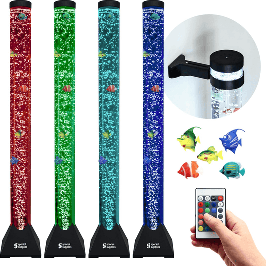 Sensory Fish Bubble Light Tube - Smart Playrooms