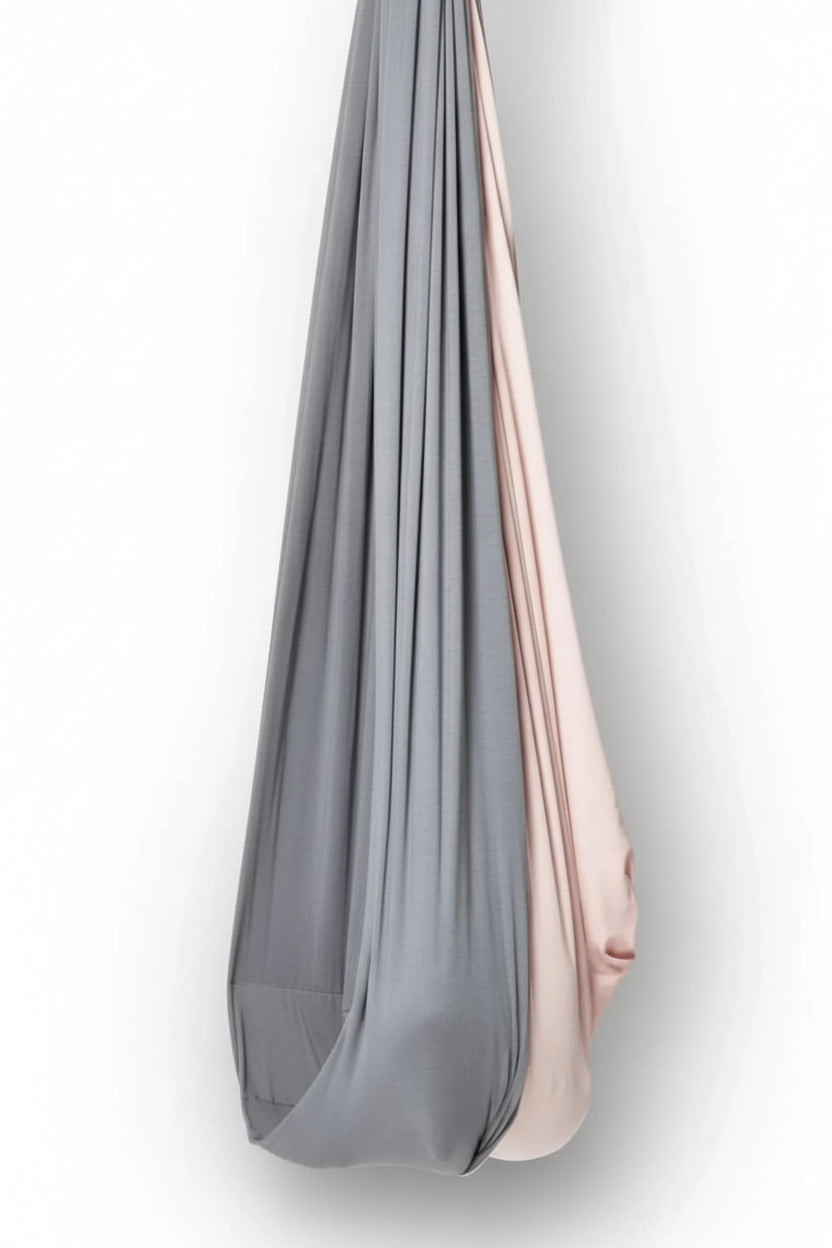 SAVOIZ sensory swing for kids featuring a cozy design with soft fabric for fun and relaxation