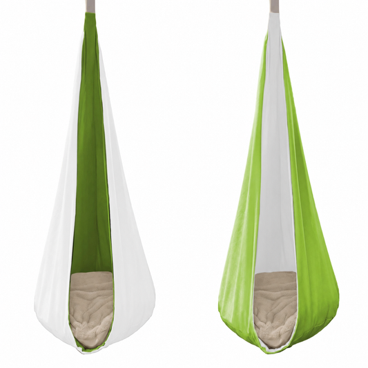 Indoor Hanging Cocoon Chair – Reversible Sensory Seat