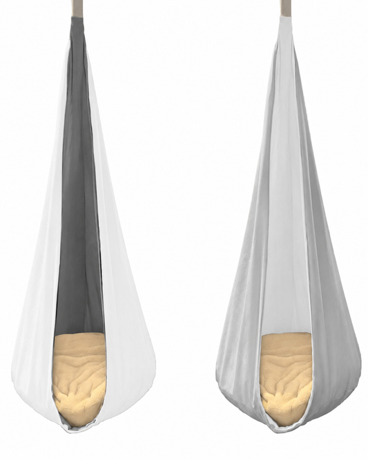 Indoor Hanging Cocoon Chair – Reversible Sensory Seat