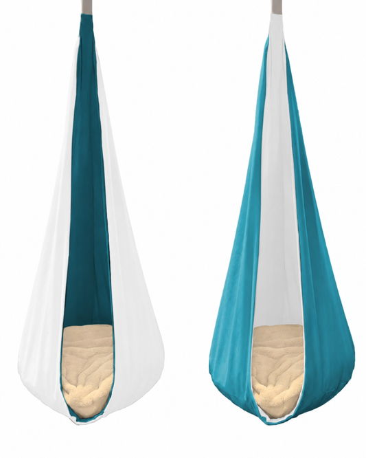 Indoor Hanging Cocoon Chair – Reversible Sensory Seat